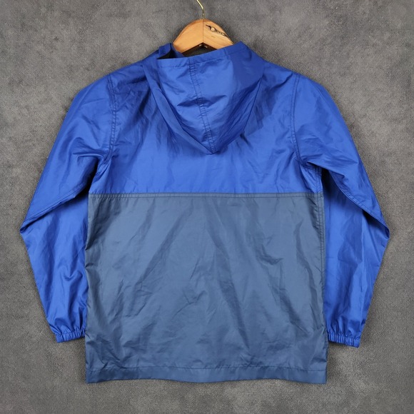 Patagonia Jacket Boys Medium Blue Light Variable Hoody Windbreaker Full Zip - Picture 3 of 12